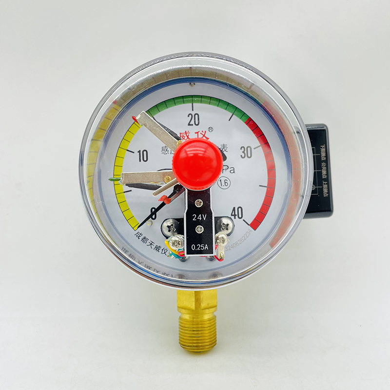 感应开关式压力表 YXCHK-100 抗震无油款.jpg